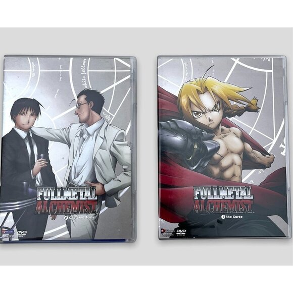 FULLMETAL ALCHEMIST DVDs Volume 1 & 6 -  The Curse & Captured Souls + Art Work - Picture 1 of 11